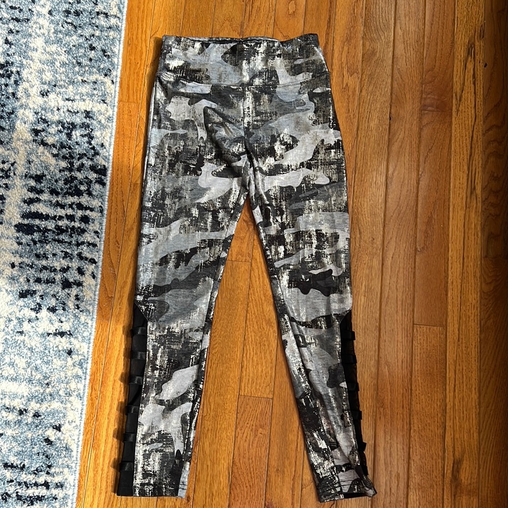 Active leggings. Justice size 14/16. Mesh material on sides of calf.